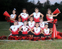 Peewee Red Cheerleading